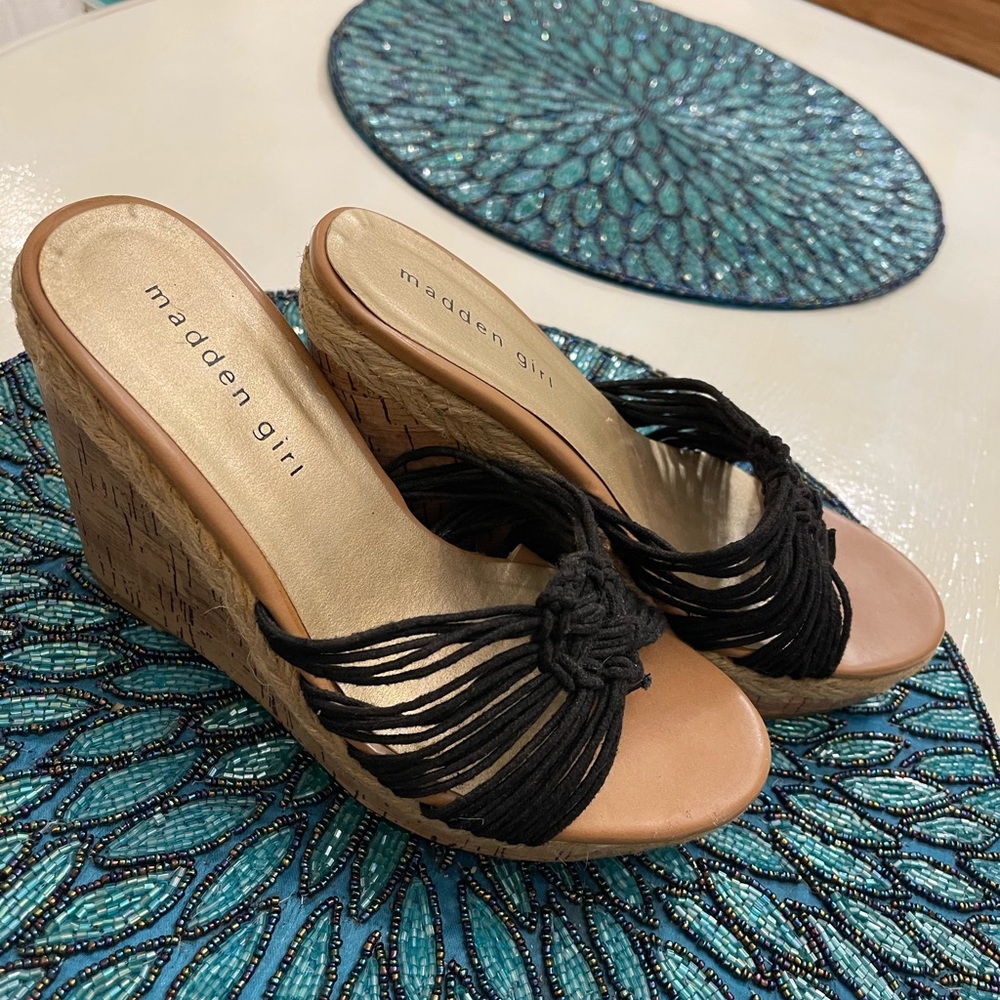 Madden Girl slip on wedges, size 6